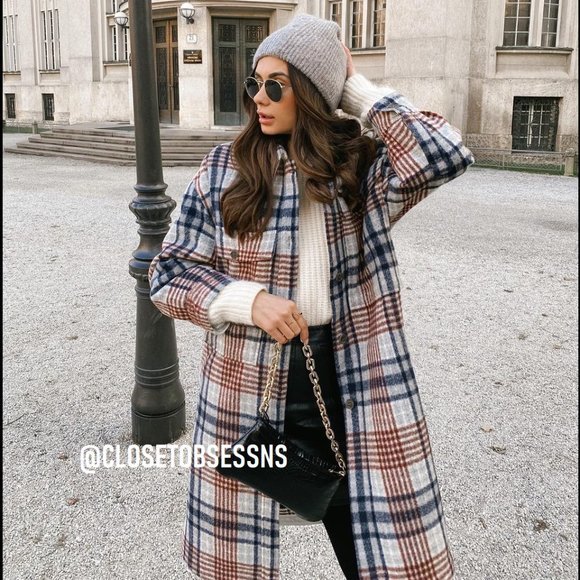 ZARA Long Jacket with Pockets - Picture 2 of 16